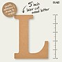 Plaid MDF Letters, 5", Brown Oxide, 12/Pack (PDE63565-12)~#|#~CD7CCA09-65BB-4D1D-AA1EF3F50CCA7559_sc7