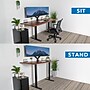 Mount-It! Dual Motor 72"W Electric Adjustable Standing Desk, Black/Hazelnut Brown (MI-18126)~#|#~CD7D418B-35C0-432E-8D2A7155FD0E536D_sc7