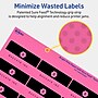 Avery Laser/Inkjet Rectangle Multipurpose Labels, 1-1/4" x 2-3/8", Bright Pink, 360/Pack (94227)~#|#~CD8218A2-EBB9-4CAE-B400E9486B06885F_sc7