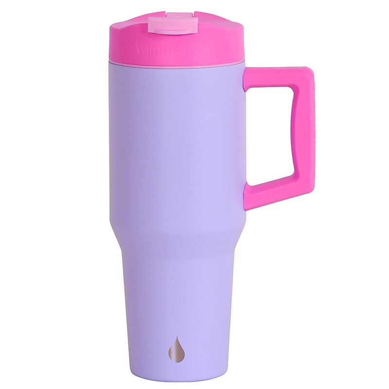 Elemental Commuter Stainless Steel Double Wall Insulated, 32 oz., Lilac Tie Dye (EMLET32LCTD8) image 1