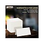 Better Office 2" x 3.5" White/Gold Table Tent Place Card, 100/Pack (64646-100PK)~#|#~CD8AD2D3-2E1F-4CD5-B931C2A2101F5DD9_sc7