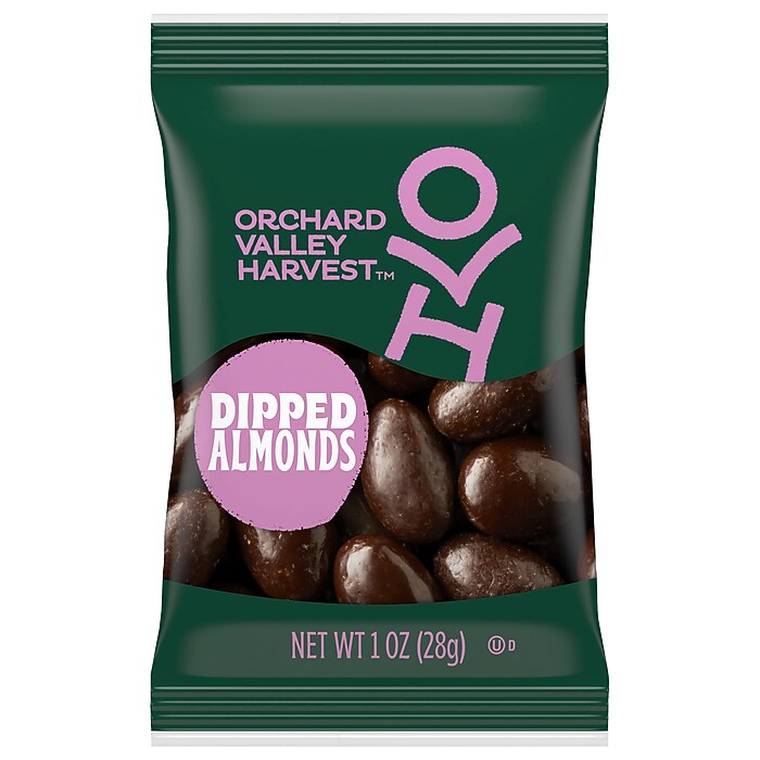 Orchard Valley Harvest Chocolate Covered Dipped Almonds, 1 oz., 5