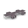 Boss Office Products Simple System 60"W L-Shaped Desk with Pedestal, Driftwood, 8/Set (SGSD028-201)~#|#~CD9980FF-8871-4F22-8F39DD77AC77EB2B_sc7