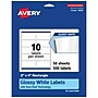 Avery Laser/Inkjet Rectangle Multipurpose Labels, 2" x 4", White, 500 Labels/Box (94207)~#|#~CDA0DCB6-A9F2-429F-8F63E23CEC697D3F_sc7