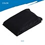 Iceberg 72"L x 30"W Open-Sided Stretch-Fabric Table Cover, Black (16541)~#|#~CDA32A32-29CE-406A-87F03F0DAD34A54F_sc7
