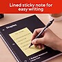 Staples Recycled Sticky Notes, 4" x 6", Sunshine Collection, Lined, 100 Sheets/Pad, 5 Pads/Pack (S46YR/552572)~#|#~CDA66678-C211-42B6-9366BC4D9B152089_sc7