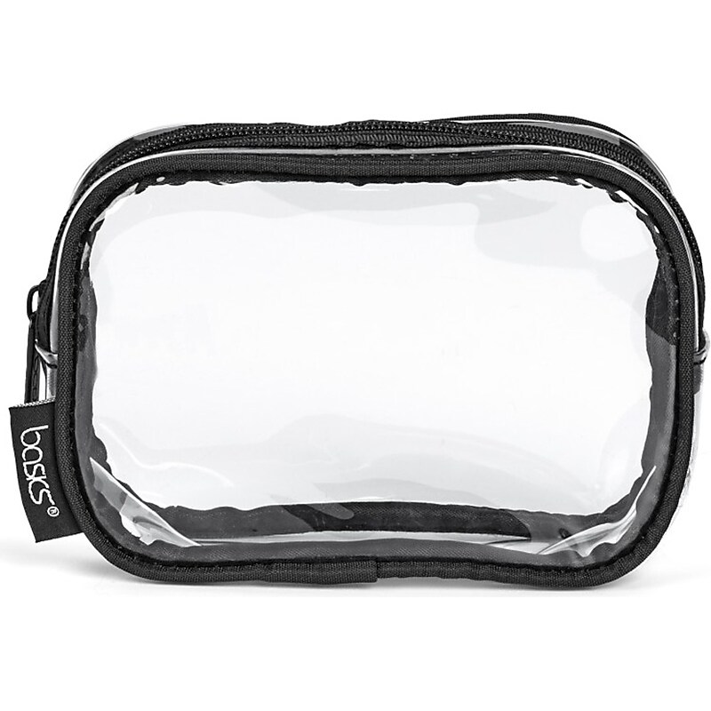 Conair PVC Toiletry Bag, Clear/Black (A004288HA) image 1