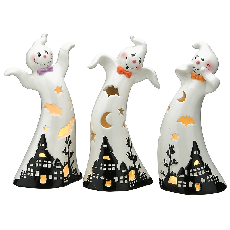 National Tree Company Set of Three Halloween Ghosts (PG11-46C04730) image 1