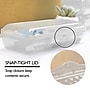 Bazic Plastic Latch Pencil Case, Clear, 12/Bundle (BAZ834-12)~#|#~CDABA0E0-37AE-451D-9BC4000B9E4D30A0_sc7