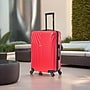 InUSA Vasty 26.37" Hardside Suitcase, 4-Wheeled Spinner, TSA Checkpoint Friendly, Red (IUVAS00M-RED)~#|#~CDABA355-3135-49FA-BB4066460008E44E_sc7