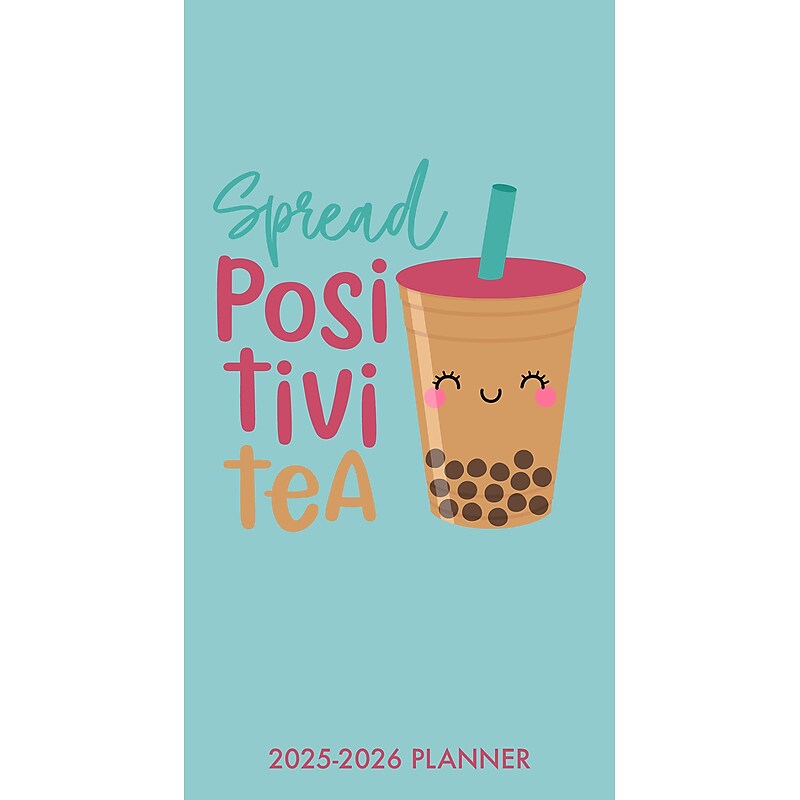 2025-2026 Willow Creek Spread Positivity 3.5" x 6.5" Monthly Planner (47101) image 1