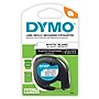 DYMO LetraTag 91331 Label Maker Tape, 1/2" x 13', Black on White (91331)~#|#~CDB03C1B-C7CD-45DE-9061E4D8F6C6F8F2_sc7