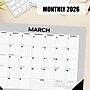 2026 Willow Creek Pinstripe 17" x 12" Monthly Desk Pad Calendar, Gray (57131)~#|#~CDB1AD7B-A072-4F0A-B6501E8A3FF6363F_sc7