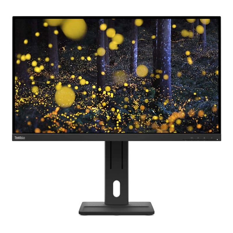 Lenovo ThinkVision 27" IPS 75Hz Monitor,  Built-In Speaker, Height Adjustable, Black (62D0GAR1US) image 1