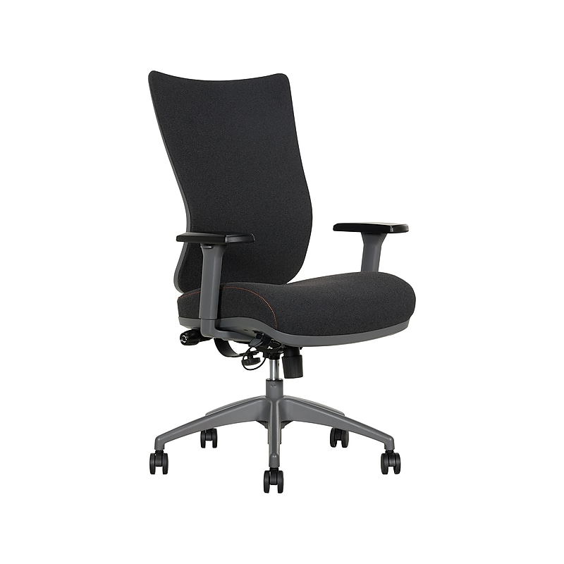 Sharper Image Revive Shiatsu Ergonomic Mesh Swivel Massage Chair, Black (60097-BLK) image 1
