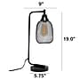 Lalia Home Studio Loft Industrial Mesh LED Desk Lamp, 19", Matte Black (LHD-2000-BK)~#|#~CDC2FCE8-99C7-4150-8122DA47EEBF426B_sc7