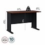 Bush Business Furniture Cubix 48"W Desk, Hansen Cherry/Galaxy (WC90448A)~#|#~CDC38119-B9AC-4F74-AFE03BFBE20F56DE_sc7