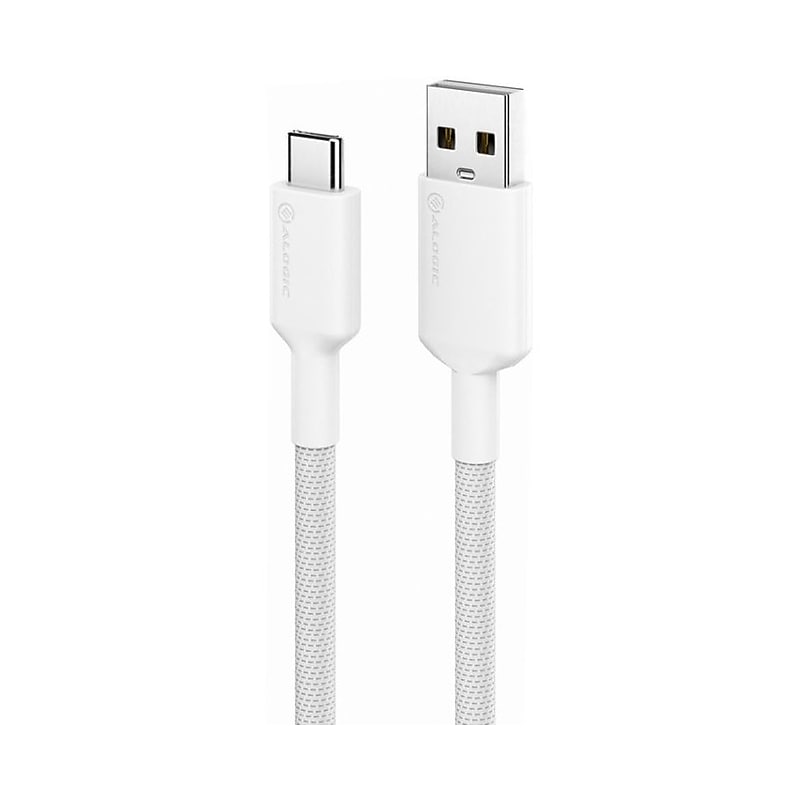 Alogic Elements Pro USB-A to USB-C 2.0 Cable, 1m White (ELPCA201-WH) image 1