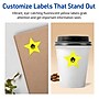 Avery Star Laser/Inkjet Multipurpose Labels, 2-1/4" x 2-3/8", Neon Yellow (480/Box)~#|#~CDC99D81-FD86-491E-9D6846E52245F784_sc7