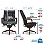 La-Z-Boy Big & Tall Edmonton Ergonomic Bonded Leather Swivel Executive Chair, Black (45764A)~#|#~CDD68A9E-33E8-4A97-B19899049E4A54E3_sc7