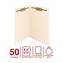 Staples Reinforced Classification Folder, 3/4" Expansion, Letter Size, Manilla, 50/Pack (ST62734)~#|#~CDD8B202-88A3-4995-A8AC3376EFC07ACD_sc7