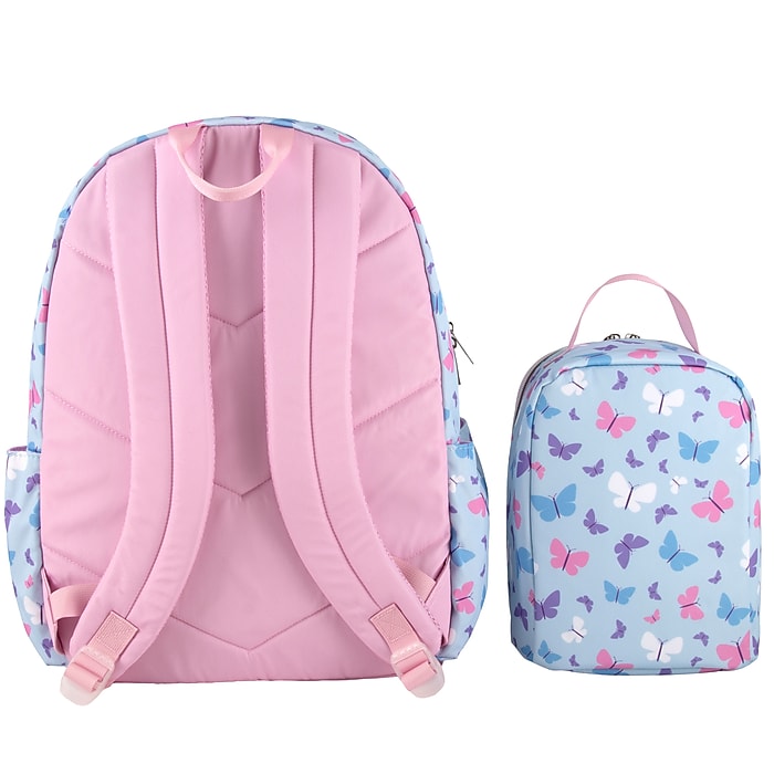 Jessica Simpson Kids 3-Piece Butterfly Laptop Compatible Backpack