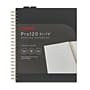 Staples Pro120 Elite™ Flexible Cover Meeting Notebook, 8.5" x 11", Narrow Ruled, 90 Sheets, Black (ST63372)~#|#~CDDE39D8-D985-4A78-A2AAD9016A85D2EA_sc7