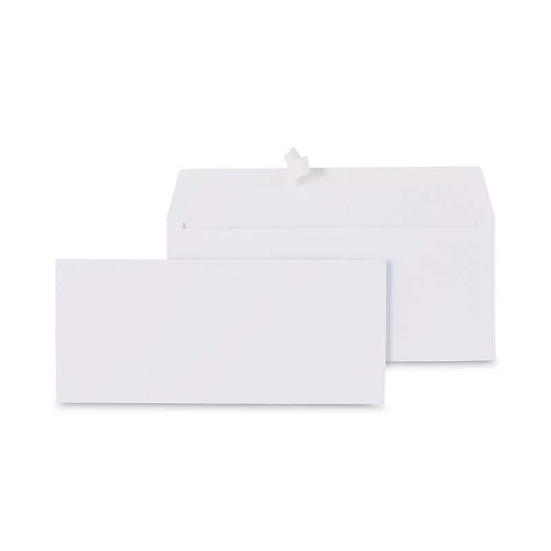 Universal Pull & Seal Business #9 Envelopes 3 7/8" x 8 7/8", White, 500/Bx image 1