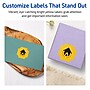 Avery Square Scalloped Laser/Inkjet Multipurpose Labels, 1-5/8" x 1-5/8", Bright Yellow (1600/Box)~#|#~CDE62840-AADC-4CED-83D155DC7635CE4E_sc7