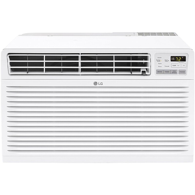 LG 230-Volt 14,000 BTU Wall Air Conditioner with Remote, White (LT1430CNR) image 1