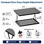 Uncaged Ergonomics CHANGEdesk 27.5"W Mini Desktop Standing Desk Converter, Black (CDMM-B)~#|#~CDE8D038-F32E-4D98-A6AED793B206BC9D_sc7