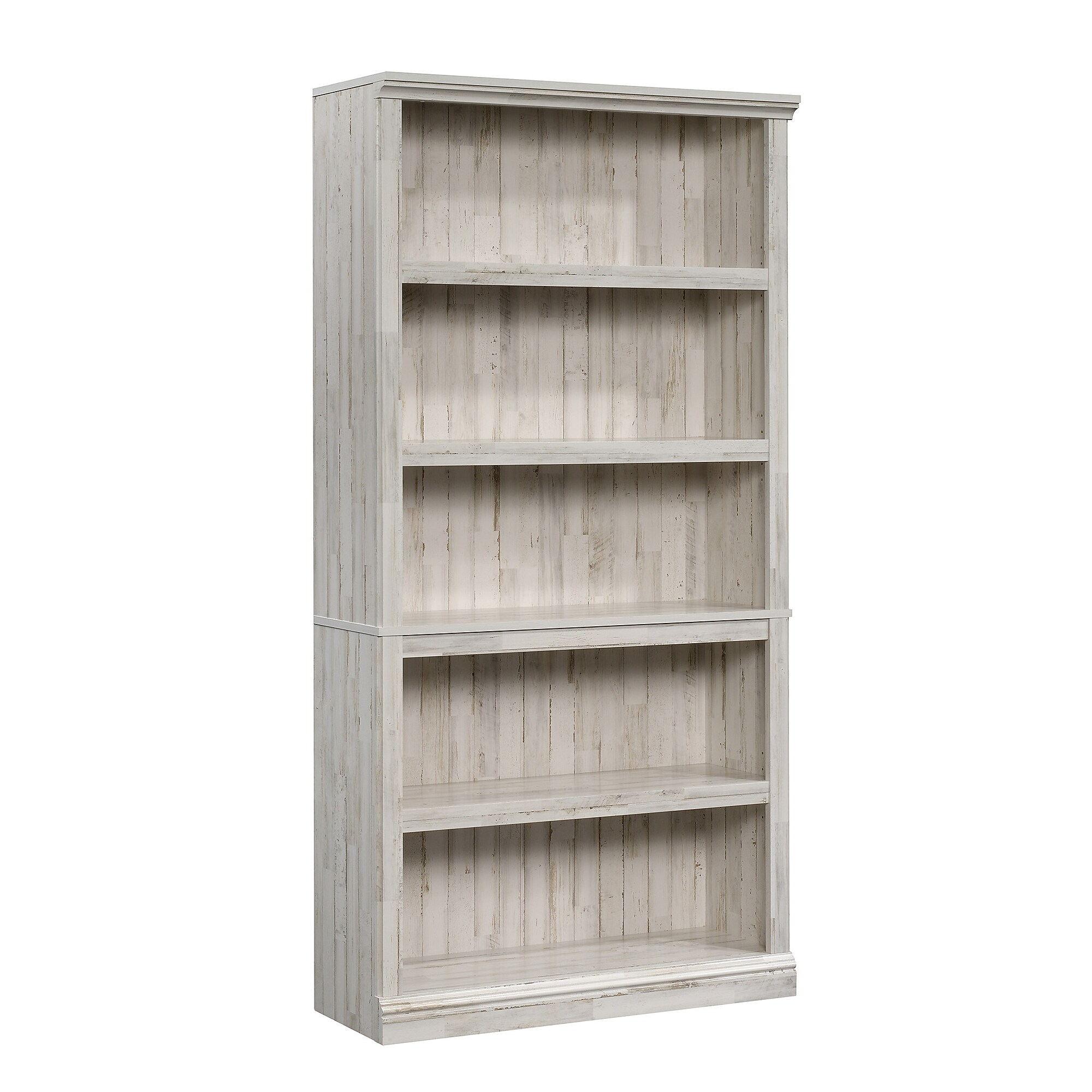 Sauder Select 70″H 5-Shelf Bookcase, White Plank (426423) Sansujyuku sansujyuku.com