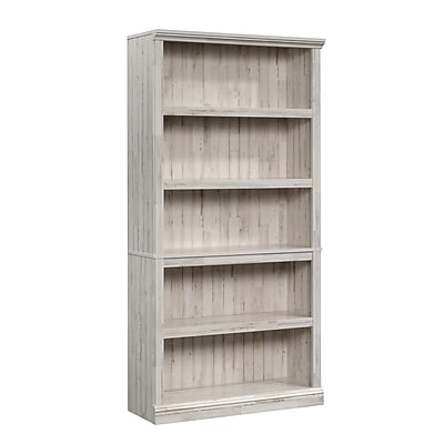 Sauder Select 70″H 5-Shelf Bookcase, White Plank (426423) Simolary simolary.com
