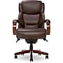 La-Z-Boy Delano Ergonomic Leather Executive Big & Tall Chair, 400 lb. Capacity, Brown (45833OSS)~#|#~CDF06159-D444-455D-B52848A494228568_sc7