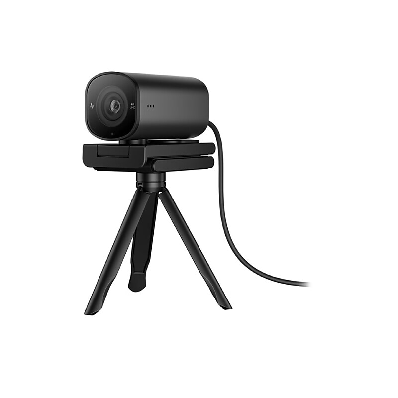 HP 965 HD 4K WebCam, Clip Mount, Black (695J5AA) image 1