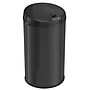 iTouchless Stainless Steel Round Sensor Trash Can with AbsorbX Odor Control System, 8 Gallon, Black (MT08RB)~#|#~CDF3DA9C-84EF-4C55-B3FC3C5BAF4EAB55_sc7