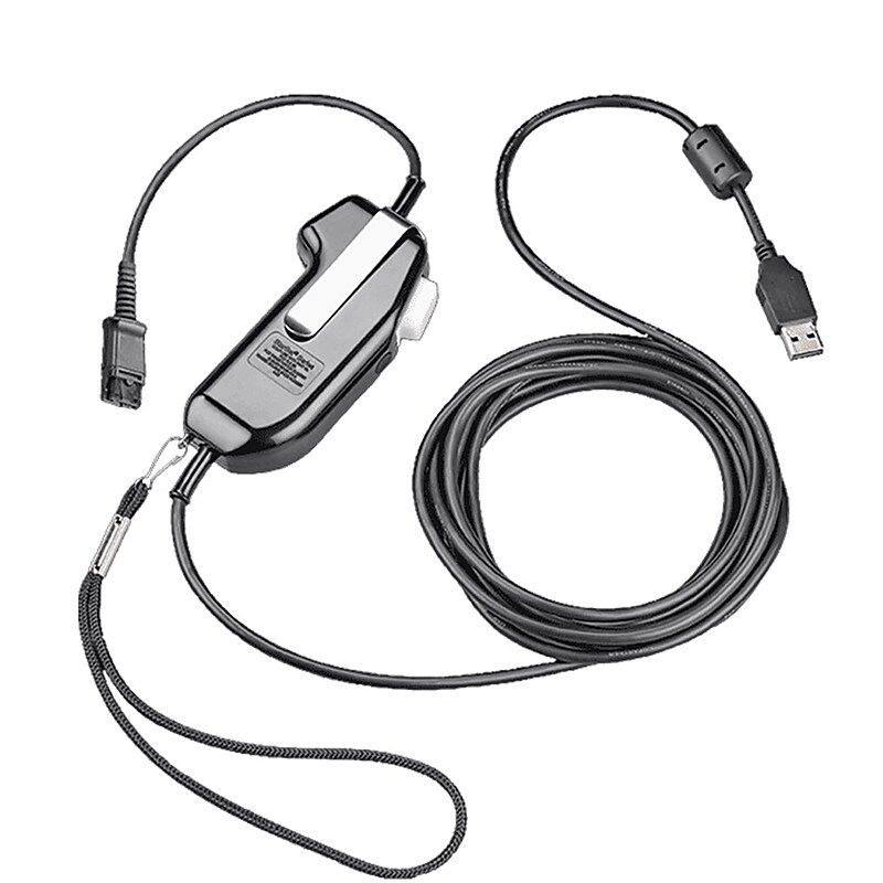 Poly SHS2355-11 Push-to-Talk Adapter for Headset, USB-A (8K712AA#AC3) image 1