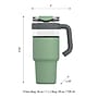 ASOBU Explorer Stainless Steel, 34 oz., Green, (ADNASM80G)~#|#~CDF9ACBA-A6D3-4290-A541B62DE2F0B004_sc7