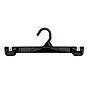 Nahanco 10" Plastic Snap Grip Skirt/Slack Hanger, Plastic Hook, Black, 200/Pack (2681-10)~#|#~CDFCE418-4D10-4214-8892CEE1A99739C2_sc7