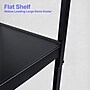 Luxor LEADER 3-Shelf Adjustable Media Utility Cart with Pullout Tray, Black (UCMT1KB)~#|#~CDFF2A1B-FA2E-4FD2-B79B1F292F07F723_sc7