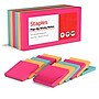 Staples Stickies Adhesive Notes, 3" x 3" Assorted Colors, 100 Sheets/Pad, 12 Pads/Pack (S-33BRP12/52568)~#|#~CE011B38-88D9-4EFC-BFDEA7398BF64C6E_sc7