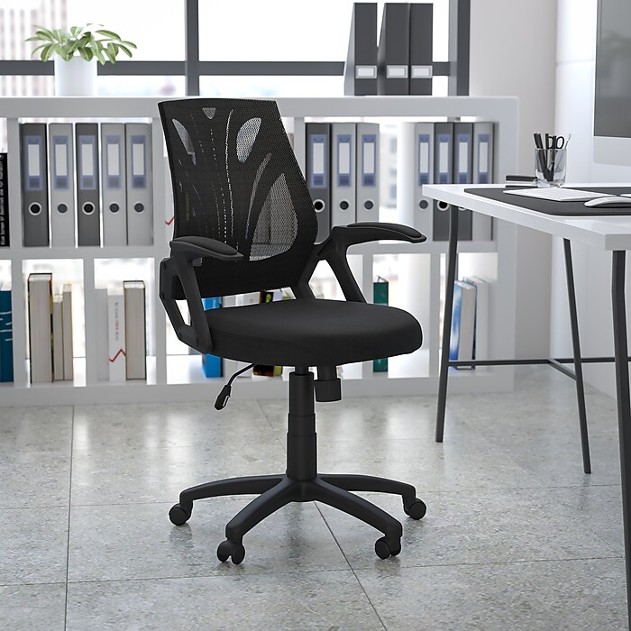 Flash Furniture Sam Ergonomic Mesh Swivel Mid-Back Task Office