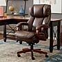 La-Z-Boy Fairmont Ergonomic Faux Leather Executive Big & Tall Chair, 400 lb. Capacity, Biscuit Brown (44940OSS)~#|#~CE0269B2-F027-4AAA-BB285D87FEB35BB2_sc7