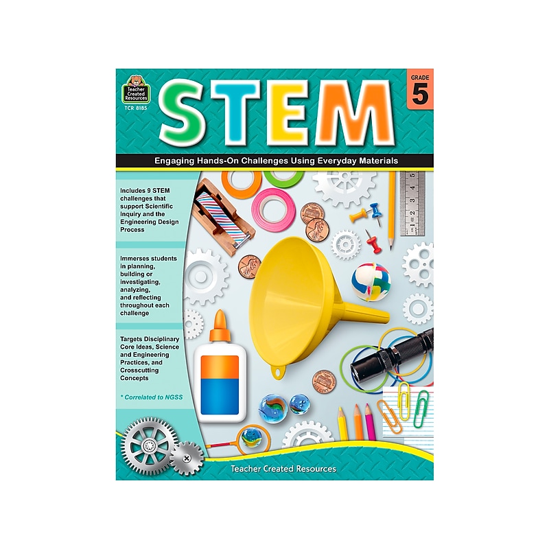 Teacher Created Resources Engaging Hands-On Challenges Using Everyday Materials Activity Book (TCR8185) image 1