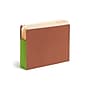 Smead Recycled Reinforced File Pocket, 3" Expansion, Letter Size, Green, 10/Box (73680)~#|#~CE0B1459-6693-465C-8071CD4E6A3752B4_sc7