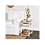 Household Essentials Jamestown 18"W x 17"D Laminate Side/End Table, 2 Shelves, Coastal Oak/White (8230-1)~#|#~CE0BA69D-027B-4817-8EF315DB5B02098E_sc7