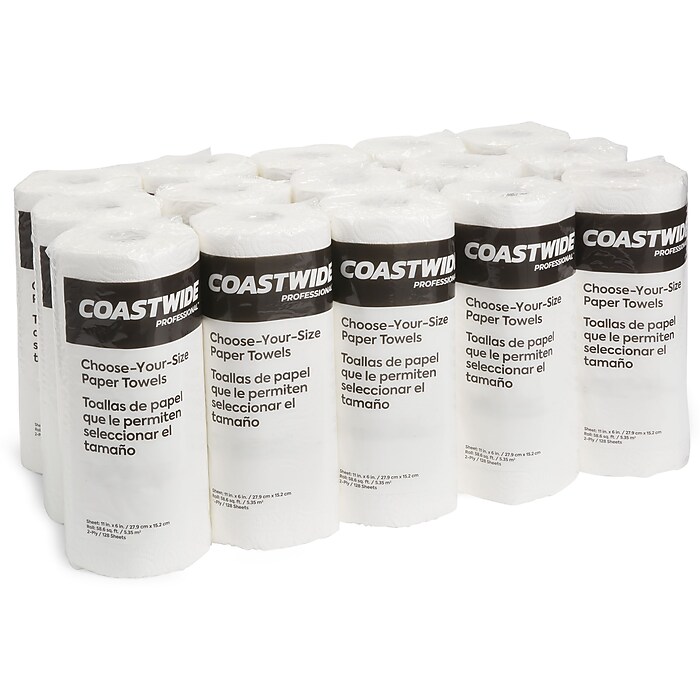 そ*い様 wcs2018.wcs2019 セット封筒付き Coastwide Professional Choose-Your-Size Paper Towels, 2-Ply, White