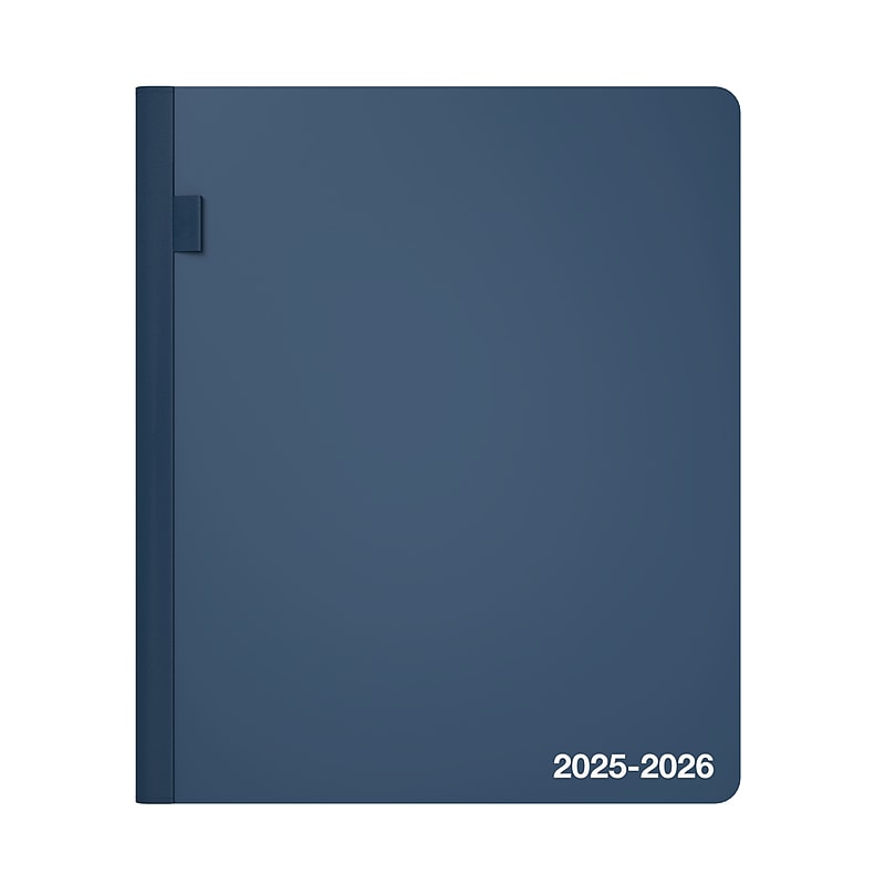 2025-2026 Staples 7" x 9" Academic Weekly & Monthly Planner, Blue (ST60360-25) image 1