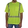 Ergodyne GloWear 8292 High Visibility Short Sleeve T-Shirt, ANSI Type R Class 2, Lime, X-Small (22231)~#|#~CE10A50B-7F56-496C-9D5C626346F2E18B_sc7