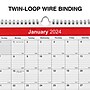 2024 Staples 8" x 11" Wall Calendar, Red/White (ST53922-24)~#|#~CE153376-3AE5-46D2-81AECD1B88CC416A_sc7